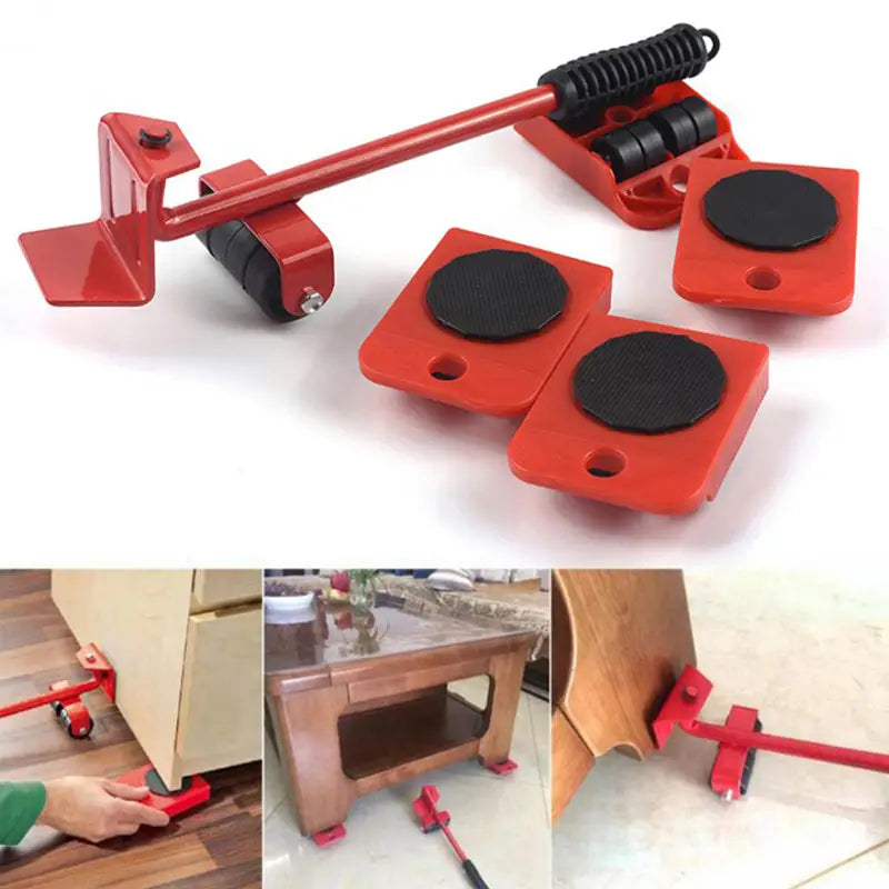 Heavy Furniture Casters Moves Furniture Tool Transport Shifter Moving Wheel Slider Remover Furniture Mover Lifting Roller Wheel