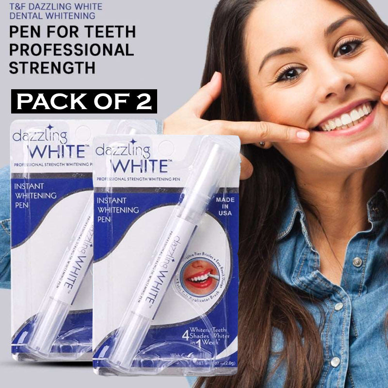 Effective Teeth Whitening Pen - Instant Teeth Whitening Gel Pen. Remove Teeth Stains, Spots Hygiene Teeth Cleaning Pen, Teeth Whitener Oral b Tooth Brush