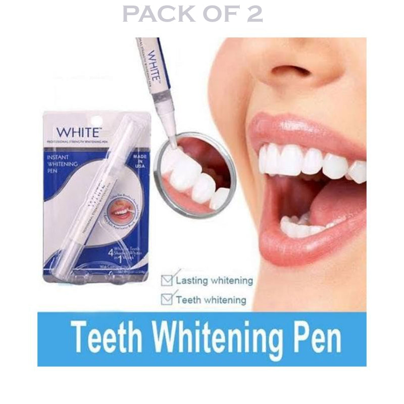 Effective Teeth Whitening Pen - Instant Teeth Whitening Gel Pen. Remove Teeth Stains, Spots Hygiene Teeth Cleaning Pen, Teeth Whitener Oral b Tooth Brush