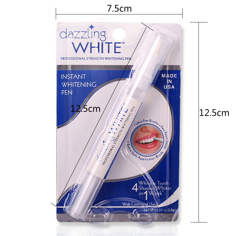 Effective Teeth Whitening Pen - Instant Teeth Whitening Gel Pen. Remove Teeth Stains, Spots Hygiene Teeth Cleaning Pen, Teeth Whitener Oral b Tooth Brush